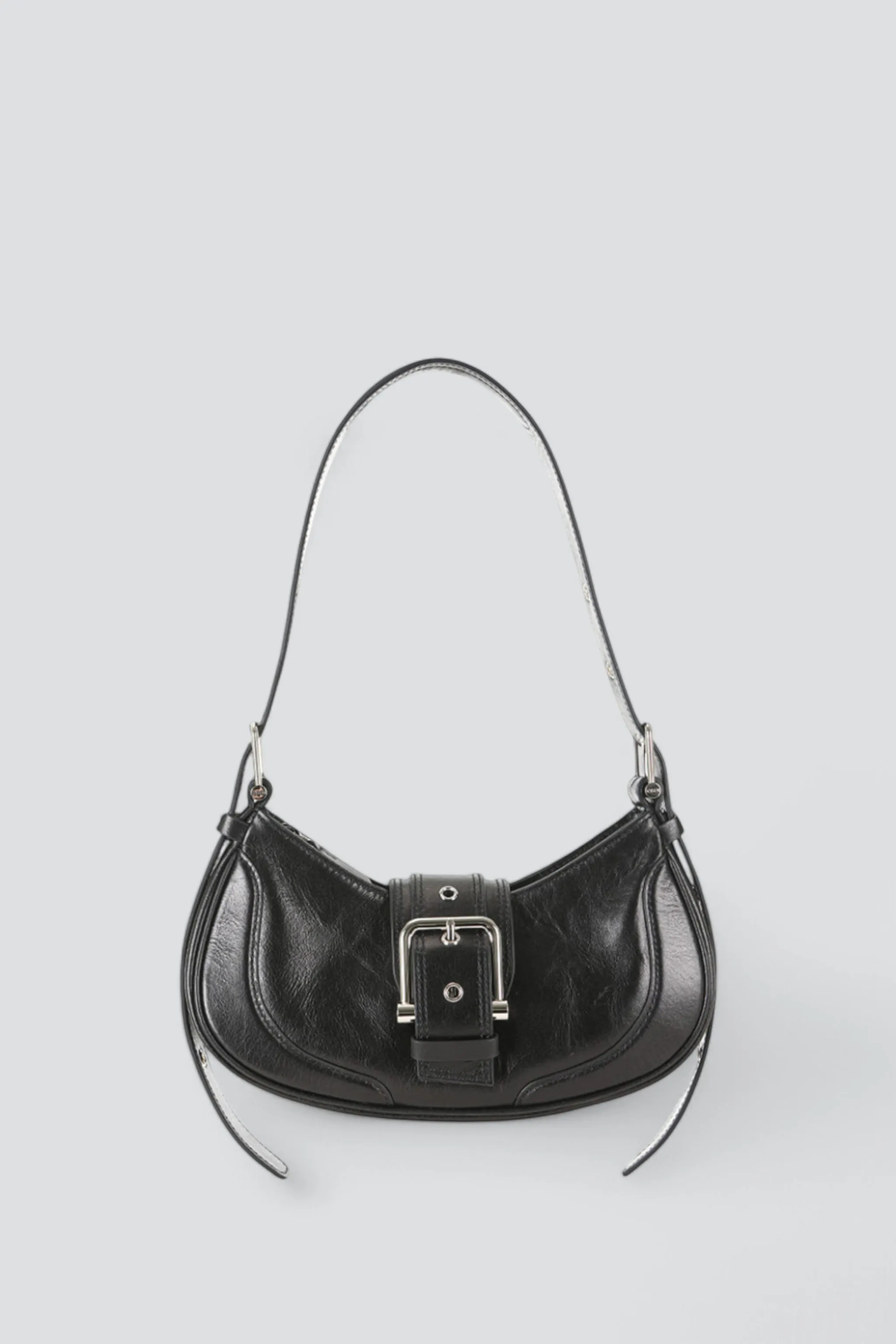 Stone Black Hobo Brocle Bag