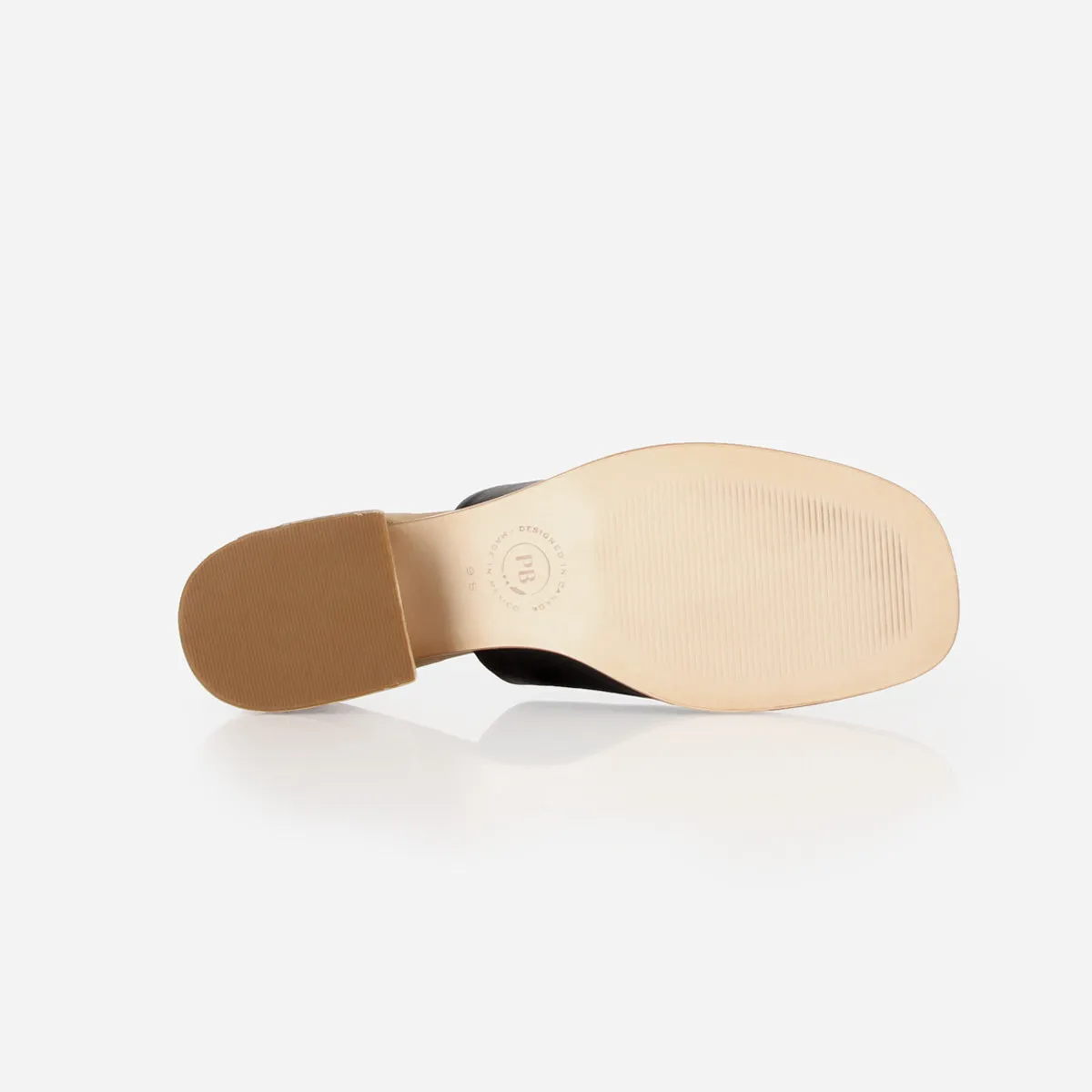 The Paloma Heeled Sandal Perforated Panna Cotta