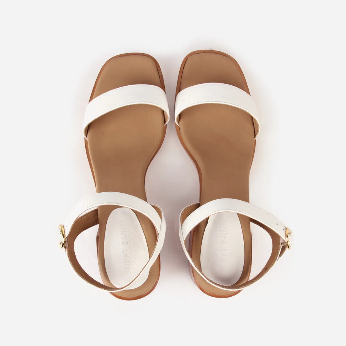 The Social Heeled Sandal Panna Cotta