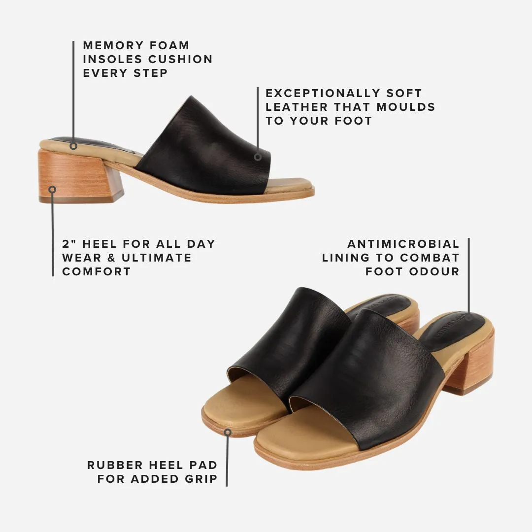 The Spritz Heeled Sandal Praline