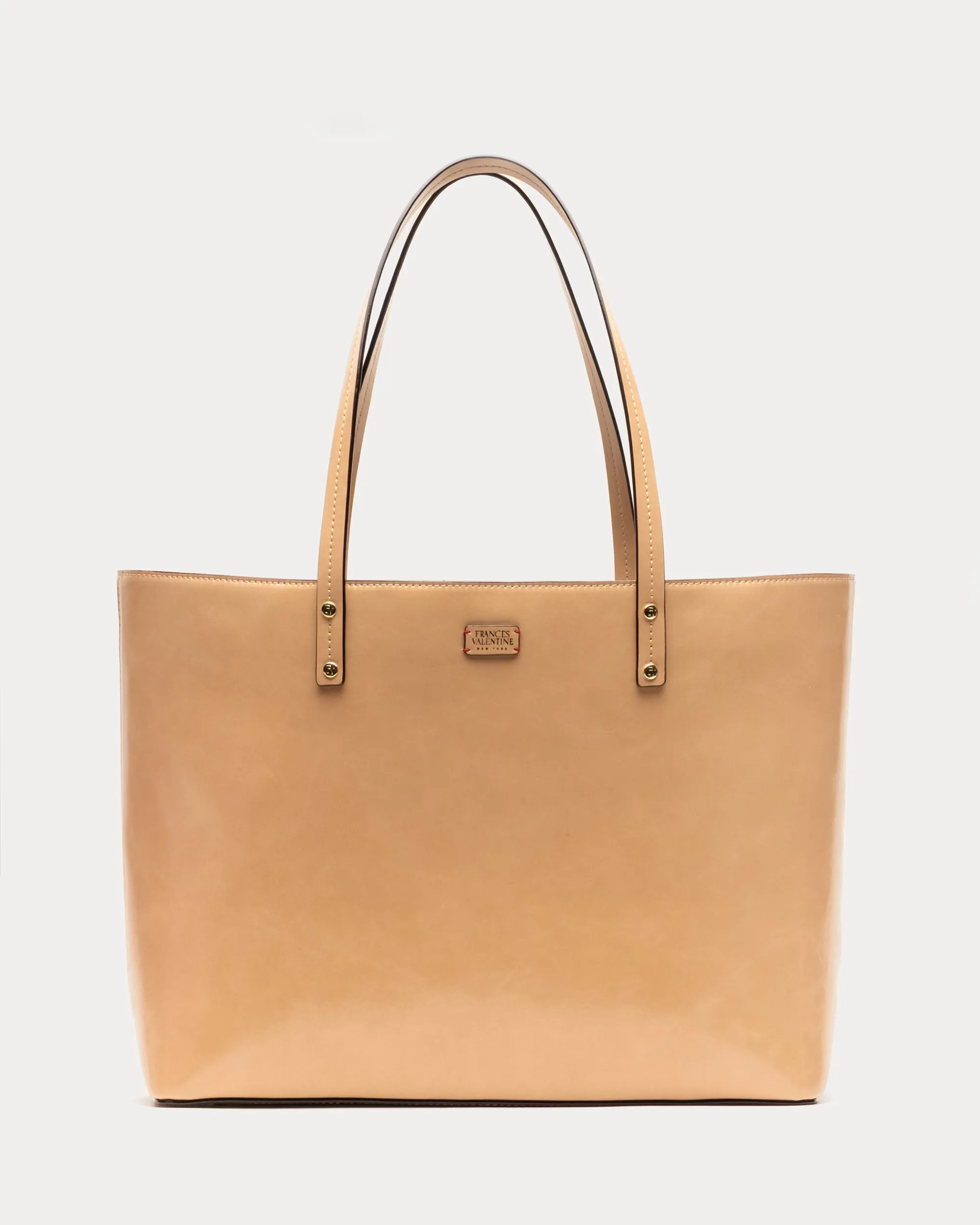 Trixie Tote - Glazed Leather Camel