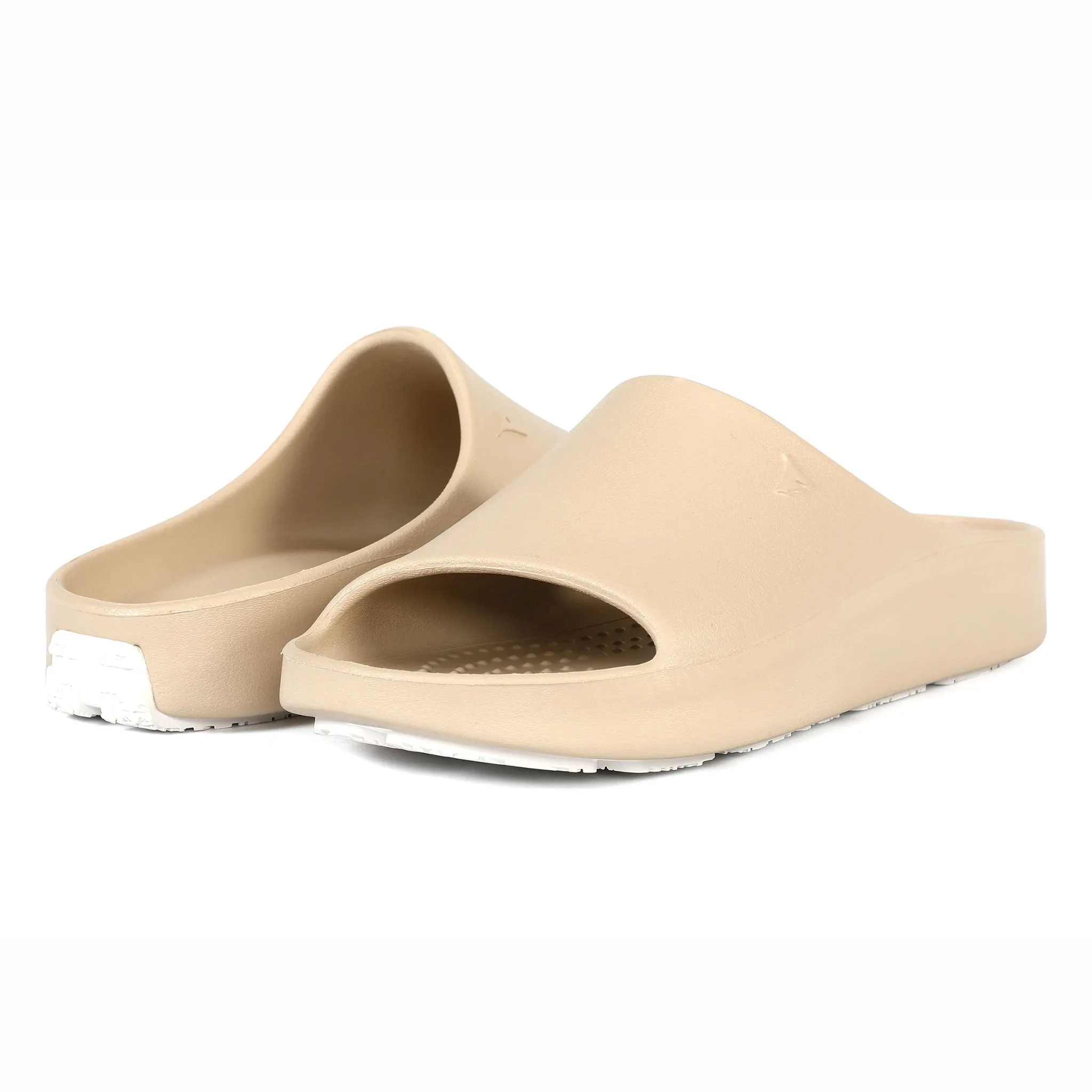 WARM SAND/BRIGHT WHITE LANE-4 WOMENS SLIDE