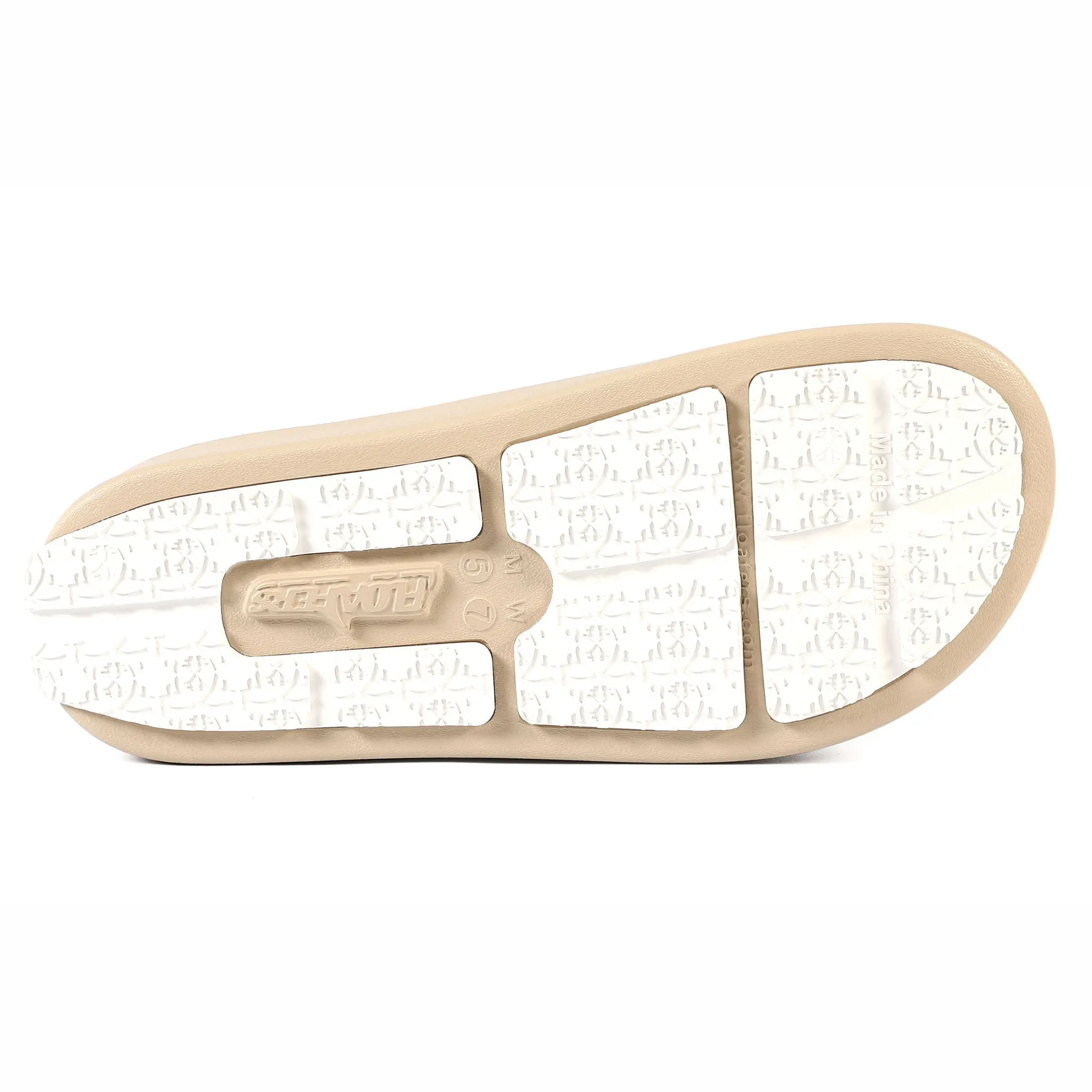 WARM SAND/BRIGHT WHITE LANE-4 WOMENS SLIDE