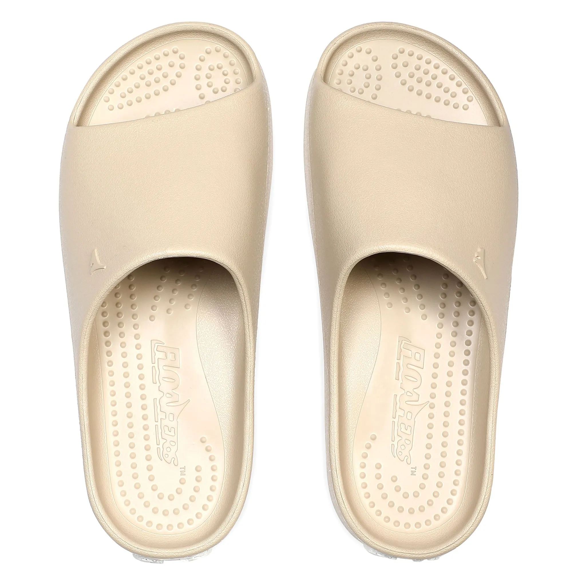 WARM SAND/BRIGHT WHITE LANE-4 WOMENS SLIDE