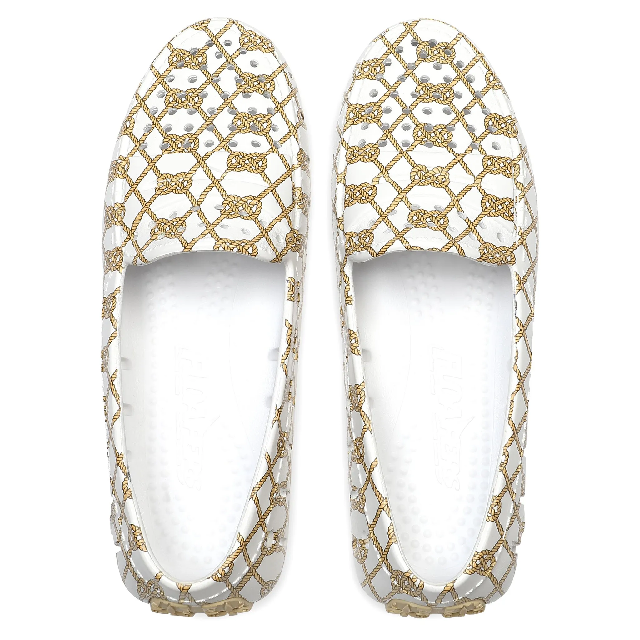 WHITE ROPE/CREAM POSH 4P - FINAL SALE