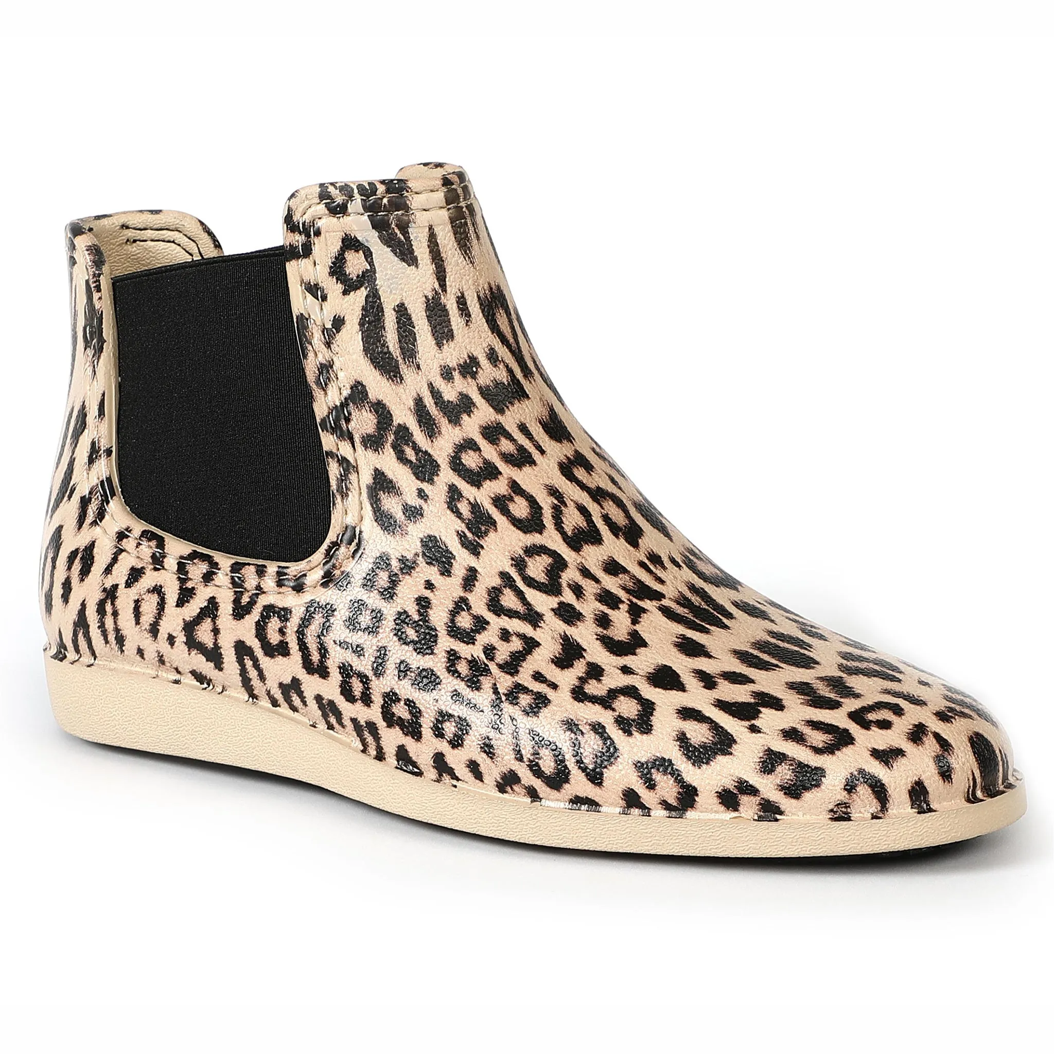 WOMENS CHEETAH/BLACK LONDONER BOOT